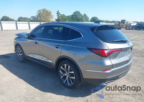 2022 Acura Mdx Technology Package z USA, uszkodzony, nr VIN 5J8YD9H46NL002832